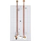 Kit de converion pour montage en saillie raccordement en bas pour PPE1, PPE2 et PPVE