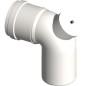 Systeme de gaz d'echappement plastique Coude 87° avec ouverture controle DN 110 Systeme de gaz d'echappement plastique Coude 87° avec ouverture controle DN 110