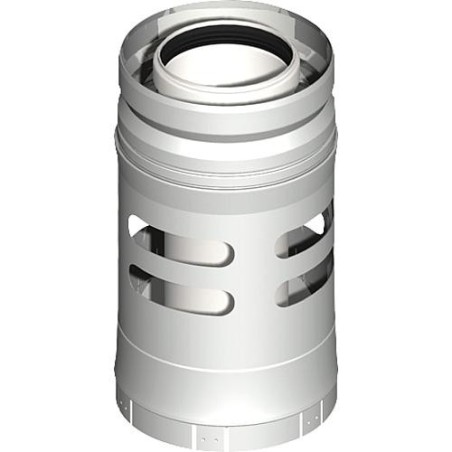 Système de gaz de fumée synthétique, tuyau avec aspiration d'air entrant DN80/125
