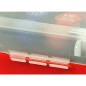 Mallette vide en plastique pour 40 gicleurs - couvercle transparent livrée sans gicleurs
