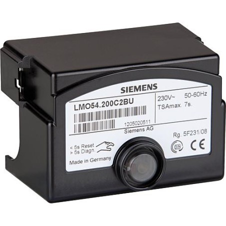 Relais fioul LMO 54.210 C2 convient pour Viessmann Vitoflam 300 Ref. 7824201