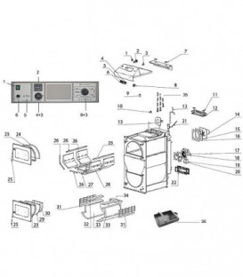 Atmos piece de rechange Nr. 706.013.2 buse pour DC40GS, DC40/50GSE, DC50GSXF cordon réfractaire et buse incluses