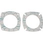 Kit de joint de bride 143 x 143 x 6 mm se compose de 2 joints