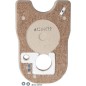 Porte bruleur isolant thermique pour Buderus, 63002408
