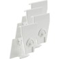 Fermoir a enclenchement (2 pcs droites/ 2 gauches) BK11W29/60