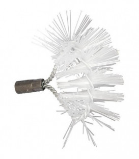 Ecouvillon coudé polyamide transparente filet femelle M10 convient pour chaudiere fonte Buderus