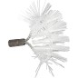 Ecouvillon coudé polyamide transparente filet femelle M10 convient pour chaudiere fonte Buderus