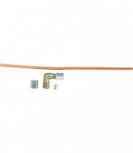 Flexible fioul avec nipple de raccordement Hansa 1002551 remplace 1015