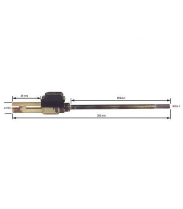Réchauffeur de fioul pour Thyssen TB 0V/ TB 01 V / tige de gicleur chauffable 30-110W VITH 265
