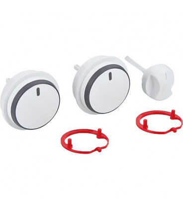 Bouton, blanc, kit de 3 pcs Vaillant 0020037662