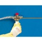 Cartouche filtrante en plastique Sinter - jaune - ronde 50µm
