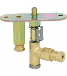 Bruleur d allumage serie 190, 3 flammes corps de base E3, Orientation D420 Ref. 0.190.083
