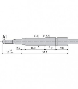 Thermocouple, 600 mm tete A1/filet M 8 Ref. 0.200.124