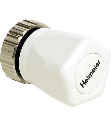 Calotte de regulation manuelle pour tout les soupapes infe. Thermostat. Heimeier avec ecrou molete (blanc)