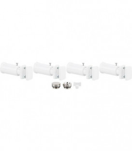 Kit support pour radiateur seche-serviette Pieve blanc