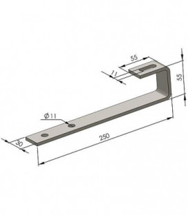 Crochets de toit version spécia. bitume,ardoise,inox,pour photo. cap.plan, tubes