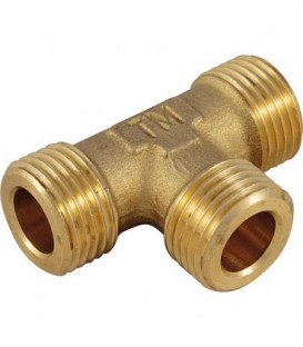 pièce en T filetage male 1 1/4" x 1 1/4" x 1 1/4" joint plat