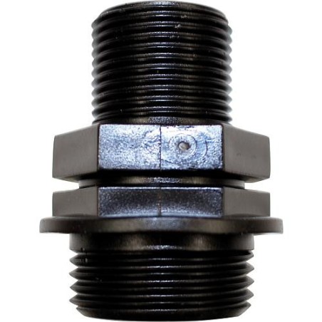 Re´duction plastique mâle 1" x mâle 3/4"