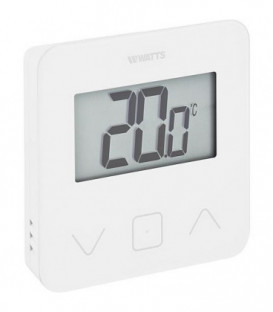 Thermostat radio avec ecran tactile-verre BT-D03-RF-GT Watts Vision