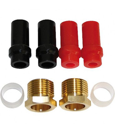 Bagues souples et raccords pour filtre fioul RV1/2, RZ. V1, pour tube diam ext 8-10-12 mm