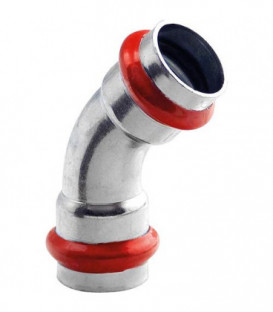 Raccord a sertir C-acier - paquet diam. 22mm contour V