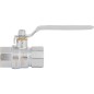 Robinet à boisseau sphérique gaz et eau, DN50 (2") femxfem avec levier en acier