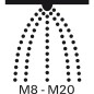 Boulon d'ancrage FAZ FAZ II 8/30