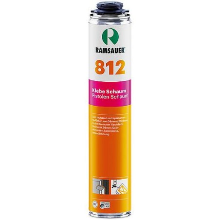 Mousse pour coller 812 1k PU-mousse 750ml classe d'incendie E