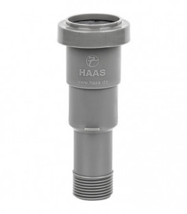 Adaptateur multi male DN25 (1") avec manchon DN40, extrémité à emboîtage, DN40/32 PP gris