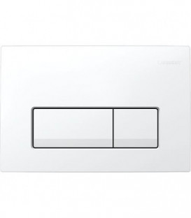 Plaque de commande Geberit Delta 51, 2-quantités, blanc, 115.105.11.1