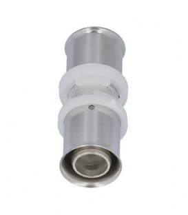 Raccord a sertir pour tube multicouche, accouplement, etame 16x2 - 16x2mm