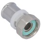 Raccord a sertir pour tube multicouche, raccord a vis joint plat, etame, 26x3 - 1" femelle *BG*