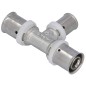 Raccord a sertir pour tube multicouche, piece T reduite, etame, 32x3 - 20x2 - 32x3mm
