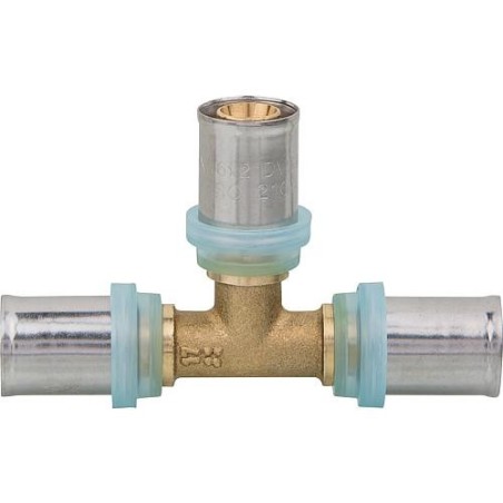 EVENES raccord a sertir pour multicouche, transition Té 16x2mm, contour TH