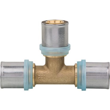 EVENES raccord a sertir pour multicouche, transition Té 26x3mm, contour TH