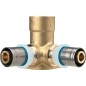 EVENES raccord a sertir pour multicouche, coude double court 16x2mm-1/2" - 16x2mm,contour TH