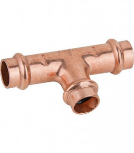 Profipress pièce en T modele 2418 contour V d1-15 d2-15 d3-15