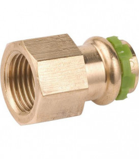 Raccord a sertir en bronze Contour V, manchon de transition fem 42x1 P 4270 G