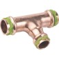 Raccord a serti en cuivre contour V, piece en T, reduit VC5130R 22 x 14 x 22 mm