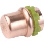 Raccord a sertir en cuivre Contour V, capuchon diam. 28mm Type P5301