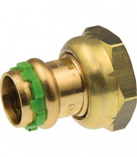 Rac. a sertir cuivre contour V demi raccord avec douille a sertir 22 mm x 3/4" - VC5359 *BG*