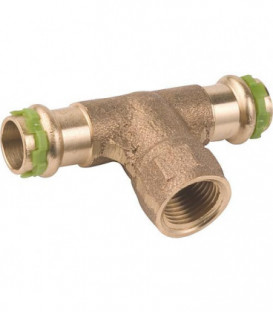 Raccord a sertir en bronze Contour V, T fem 42x1/2x42 P 4130 G