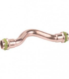 Raccord a sertir en cuivre Contour V, chapeau de gendarme Type P5085, diam. 18 mm, f/f