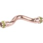 Raccord a sertir en cuivre contour V, chapeau de gendarme Type P5085 diam. 15 mm, f/f