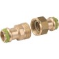 Raccord a sertir en bronze Contour V, raccord visse joint plat, P 4330 diam. 15 mm