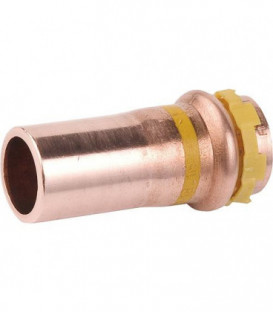 Raccord a sertir en cuivre gaz Reduction 54x35 PG 5243 Gaz contour V