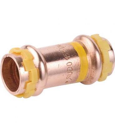 Raccord a sertir en cuivre gaz Manchon diam. 18 mm, PG 5270 gaz contour V