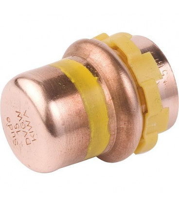 Raccord a sertir en cuivre gaz Capuchon diam. 15 mm, PG 5301 gaz contour V
