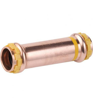 Raccord a sertir en cuivre gaz Manchon coulissant diam. 35 mm PG 5275 Gaz contour V