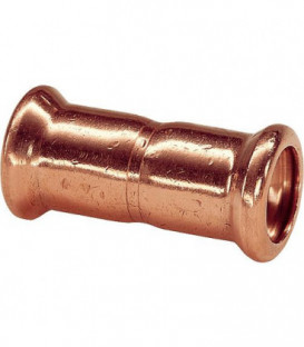 Raccord a sertir en cuivre Manchon fem/fem diam. 42 mm Type 7270 contour M